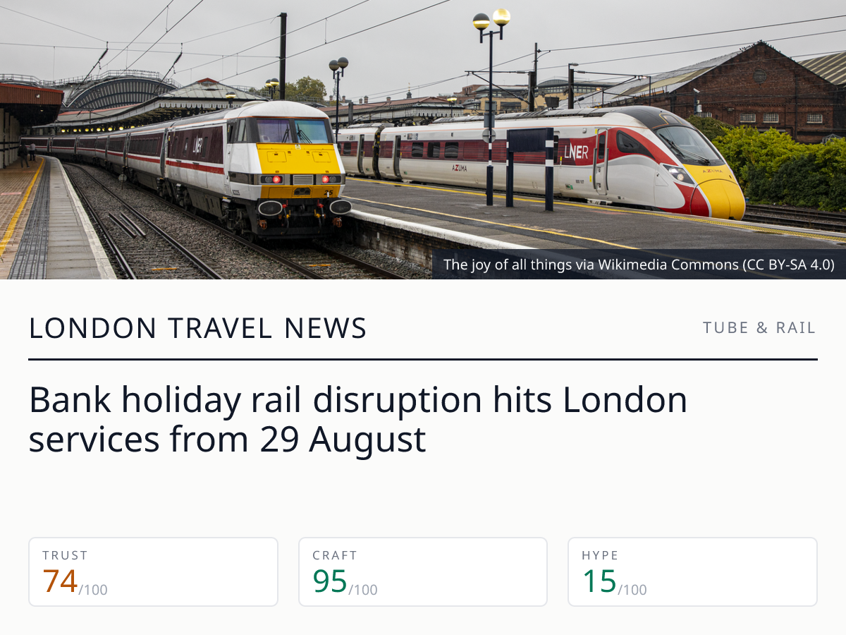 Bank holiday rail closures hit King’s Cross and St Pancras from 29 ...