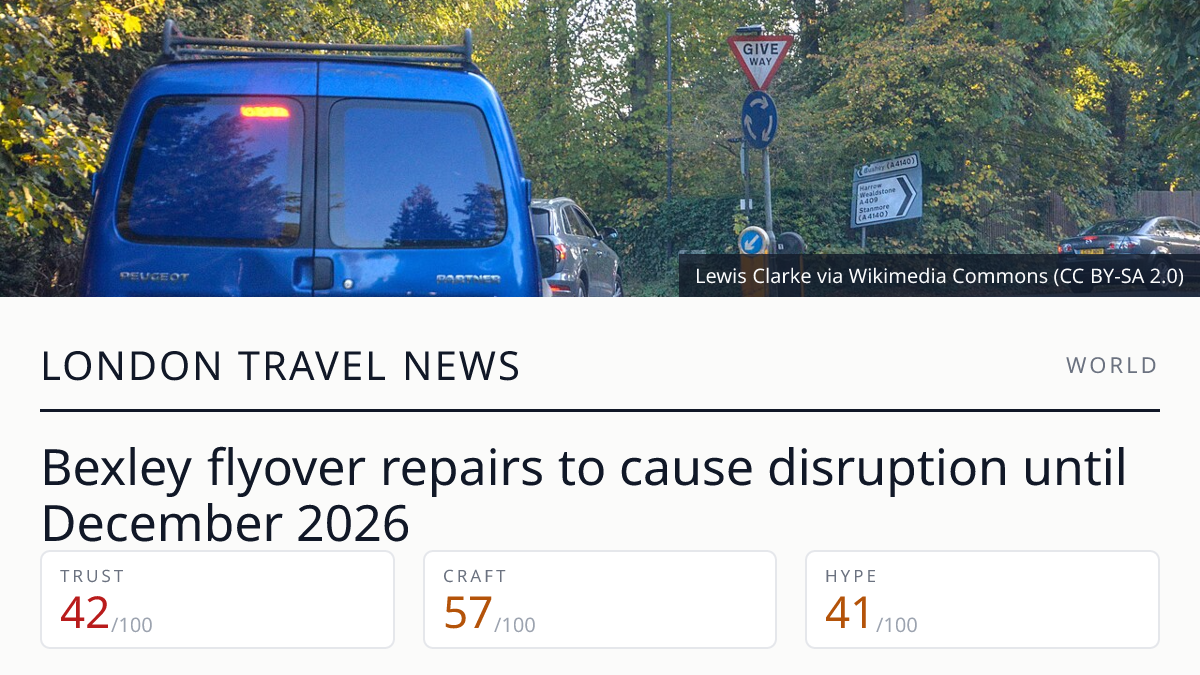 Bexley flyover repairs | London Travel News
