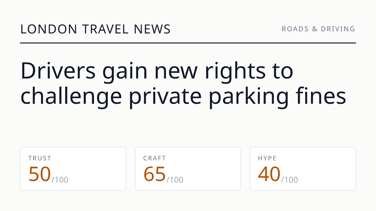 Drivers gain new rights to challenge private parking fines