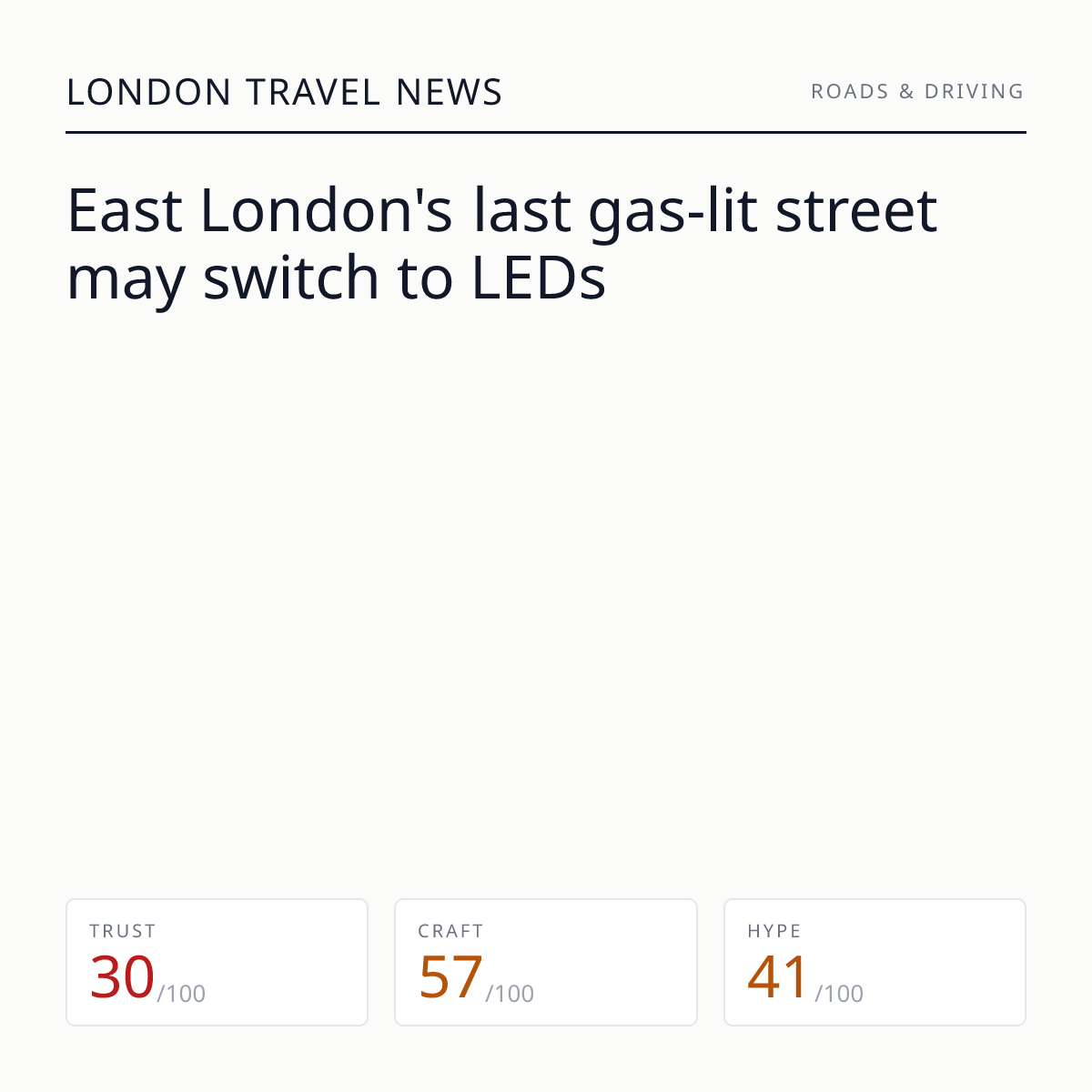 Malam Gardens gas lamps may be replaced | London Travel News