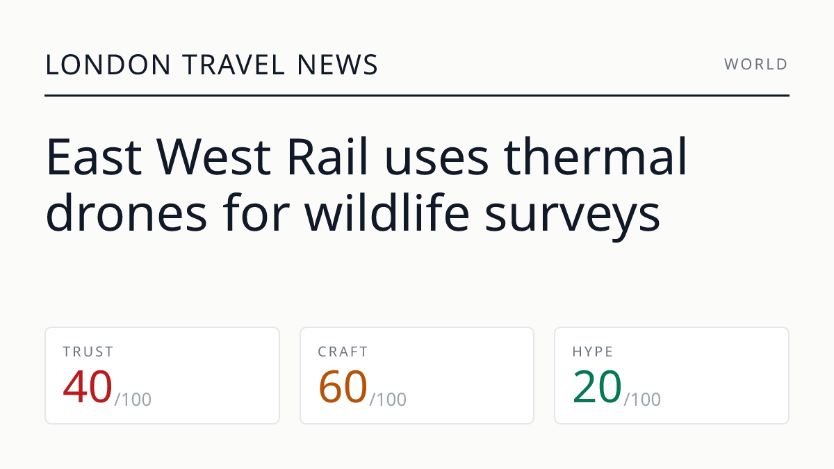 East West Rail uses thermal drones for wildlife surveys