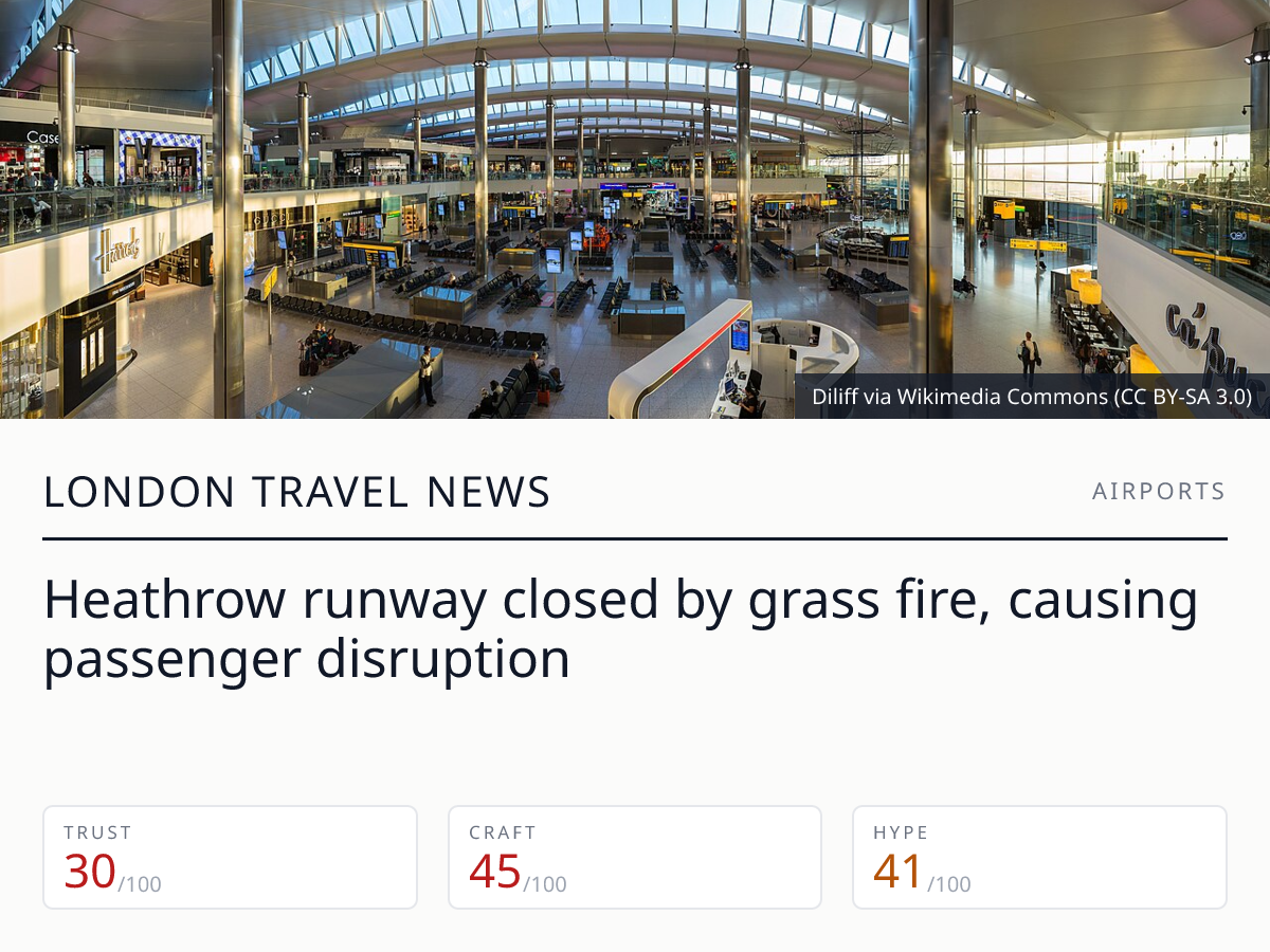 Heathrow Airport grass fire | London Travel News