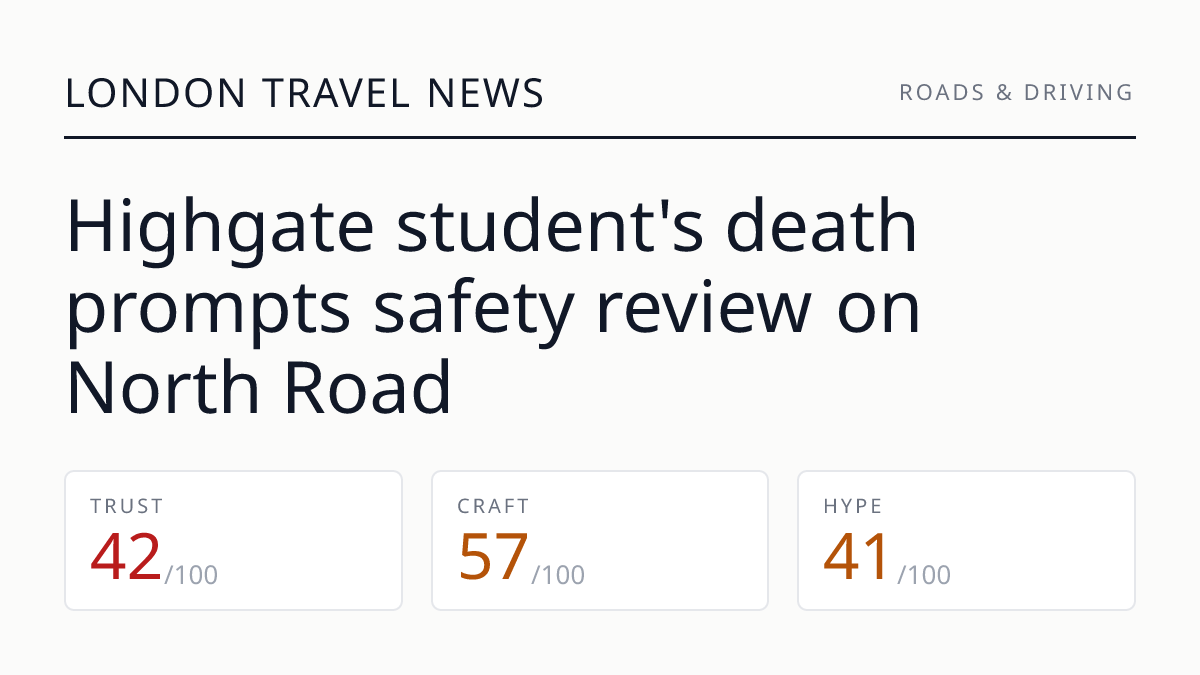 Highgate student's death prompts safety review on North Road