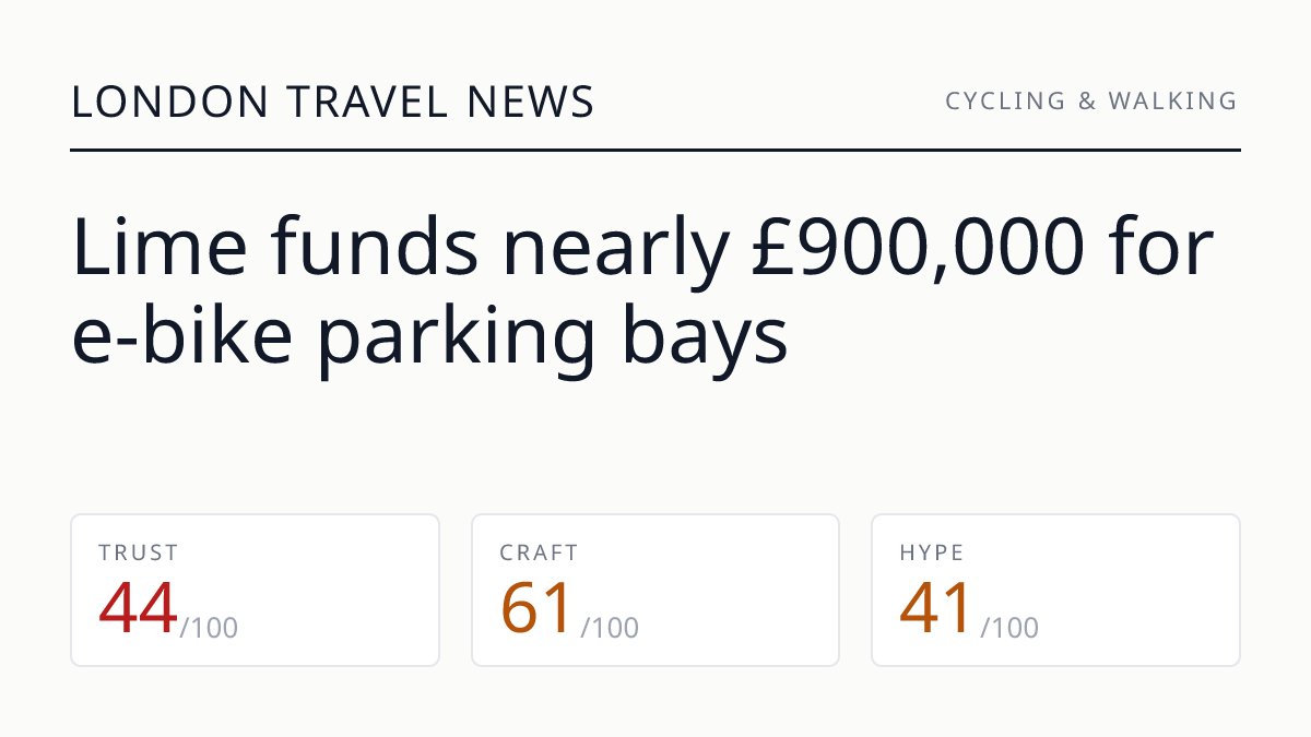 Lime funds nearly £900,000 for e-bike parking bays