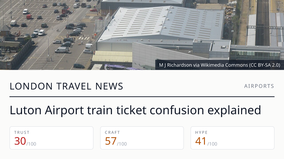 Luton Airport Parkway train tickets | London Travel News