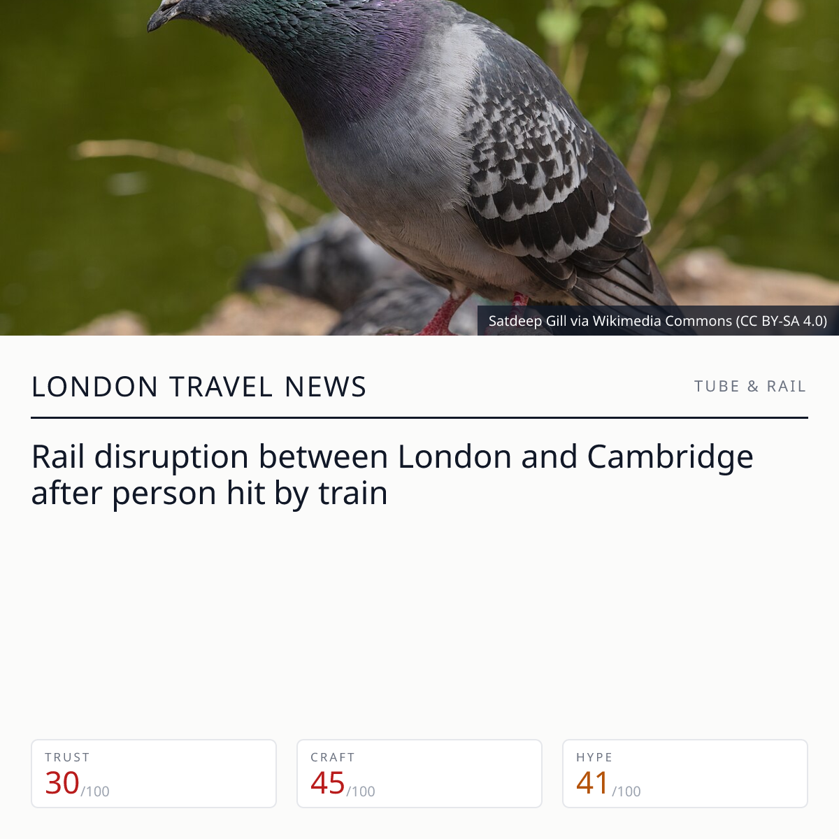 Cambridge train disruption | London Travel News