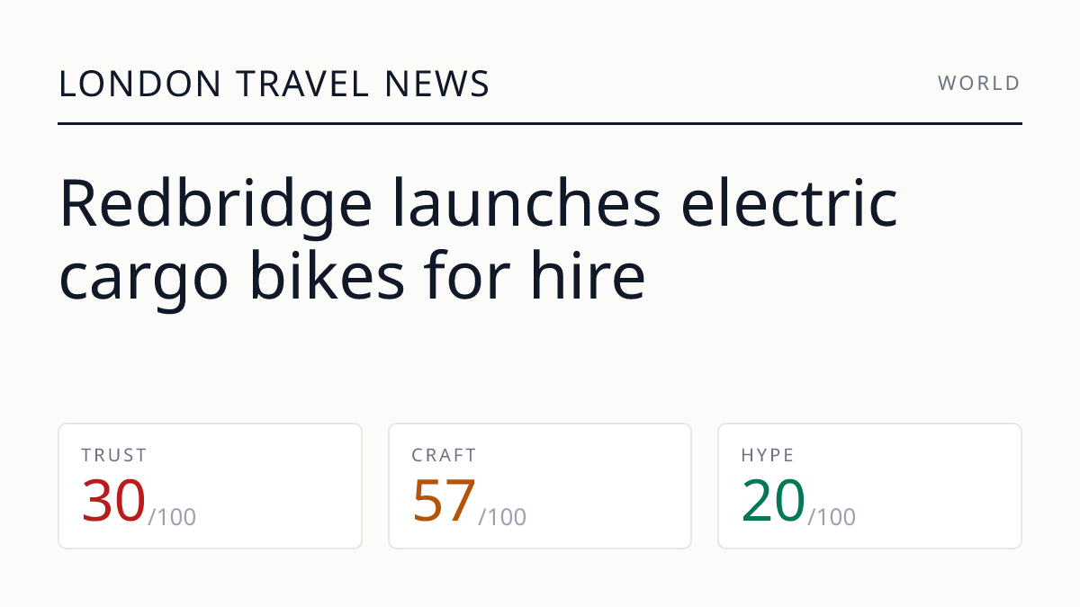 Redbridge launches electric cargo bikes for hire