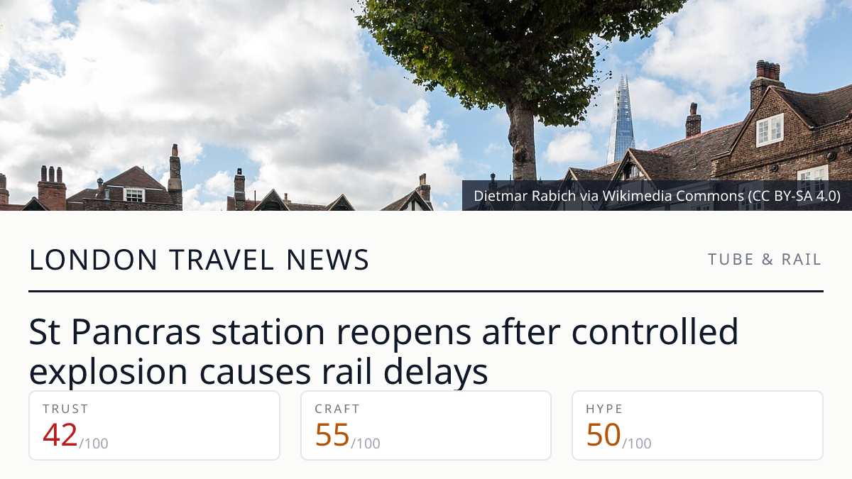 St Pancras station reopens after controlled explosion | London Travel News