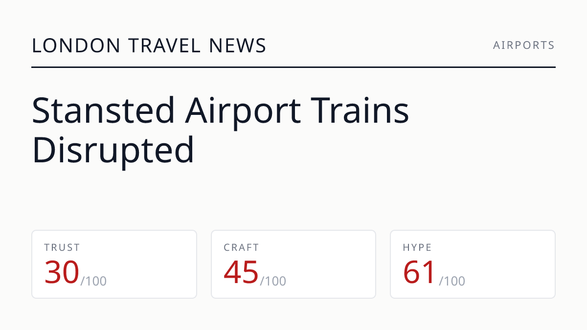 Stansted Airport Trains Disrupted