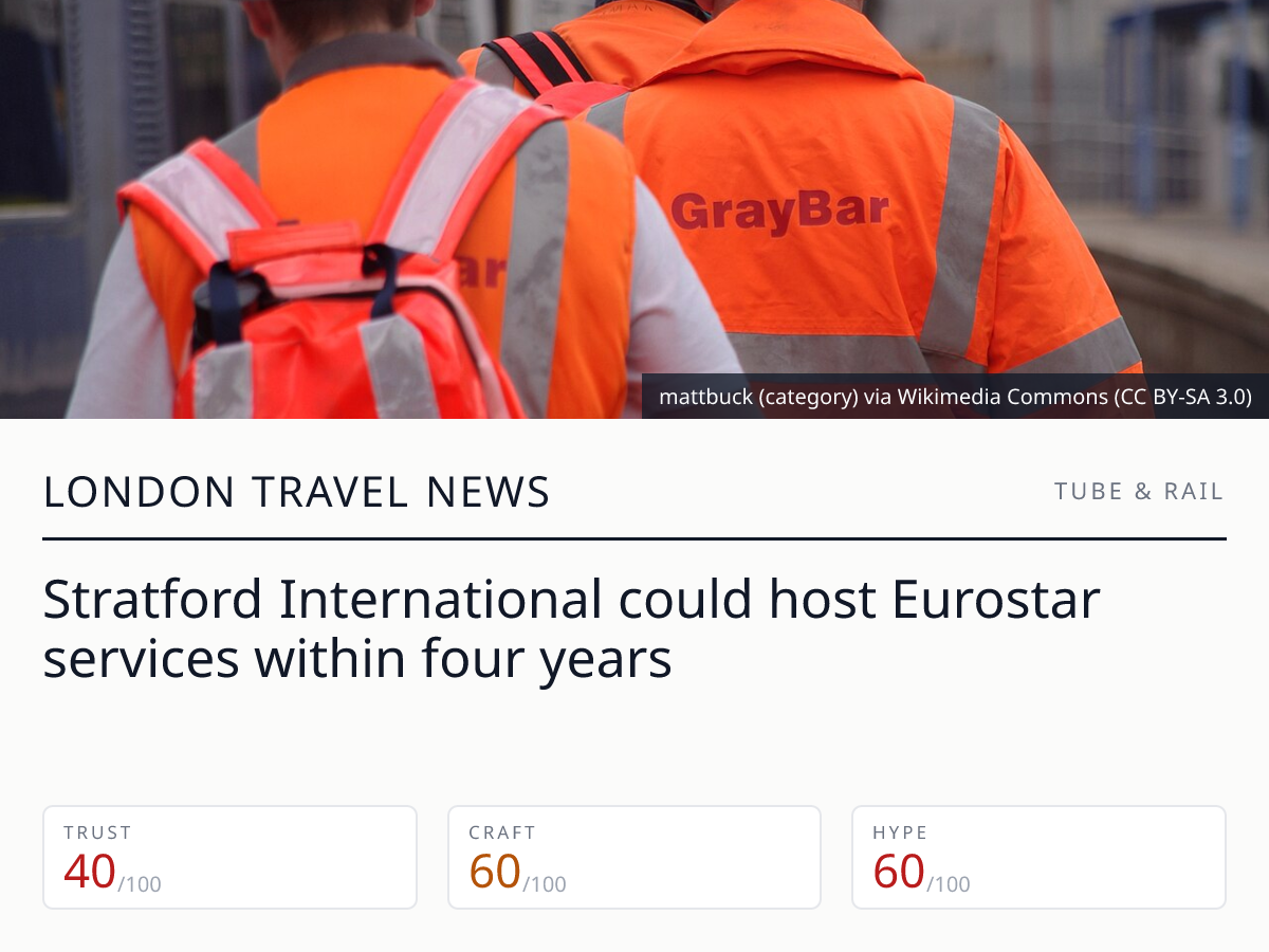 Stratford International Eurostar plans | London Travel News